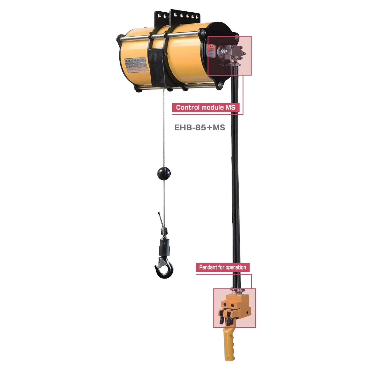 ENDO ATEX pneumatski balanser EHB (MS modul) 0–270 kg