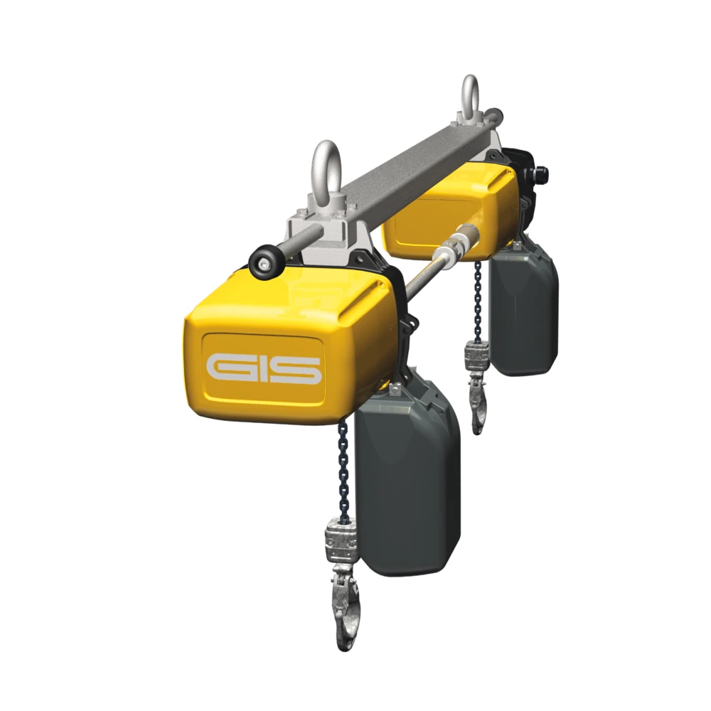 GIS GPS električne lančane dizalice za sinhronizovano podizanje dugih tereta 500–5000 kg
