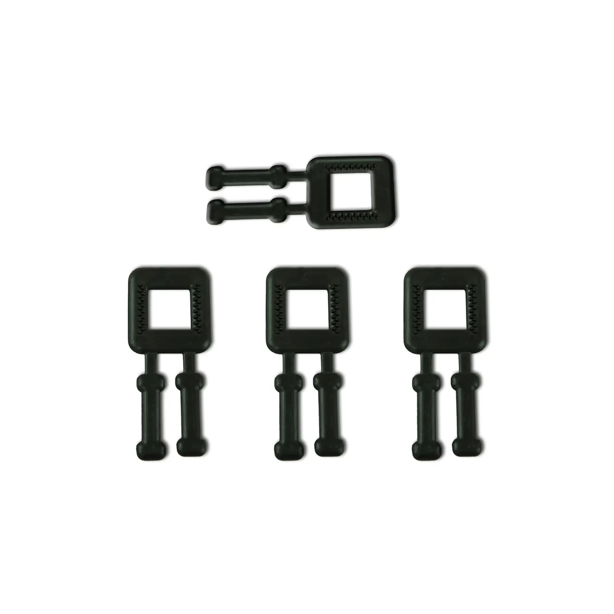 Crne plastične kopče za PP trake (BUCKLES-4P) 12 mm
