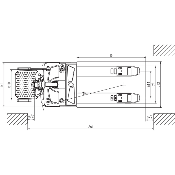 DELACCO Električni paletni viljuškar 2000-2500kg AC 2